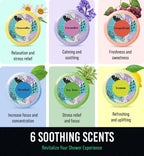 Valentines Day Gifts for Her - Shower Steamers Aromatherapy Gift Set - Valentines Gifts for Mom, Wife, Girlfriend, Grandma, Daughter - Natural Essential Oil Home Spa Self-Care - 6 Pack