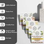 Natural Incense Cones,6 Pack Mixed Scents Gift Pack 15 Pc Each (90 Total), Insense Cones Variety Pack, 100% Organic Non Toxic Natural - Hand Rolled Free from Chemicals (Pack 3)