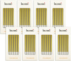 48 - Count Birthday Candles Long Thin Cake Candles - Birthday Candles, Birthday Parties, Wedding Decorations, Party Candles (Gold)