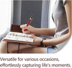 Refillable Leather Journals Notebook A6(7×5Inch) Lined Paper Travel Diary Women'S Small Pocket Notebook, Journals to Write in for Women Best Gift for Teens(Wine Red)