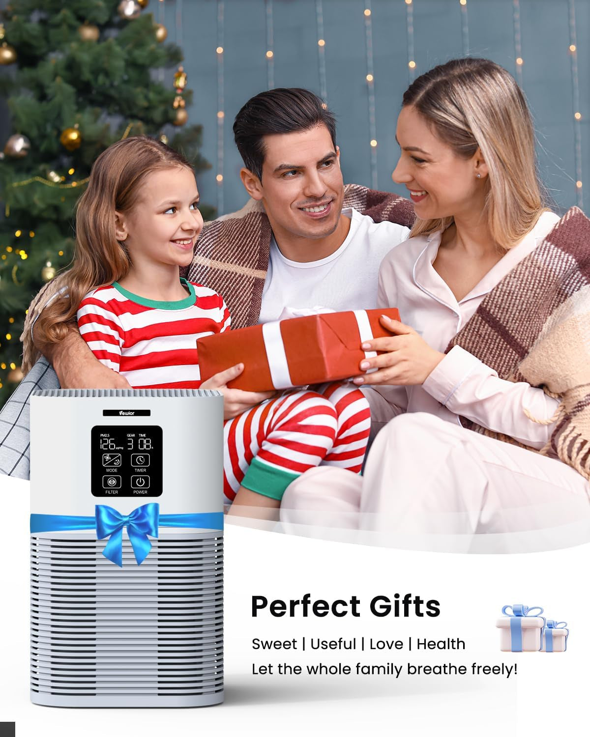 Air Purifiers for Home, Air Purifiers for Large Room up to 1200 Sq.Ft, H13 True
