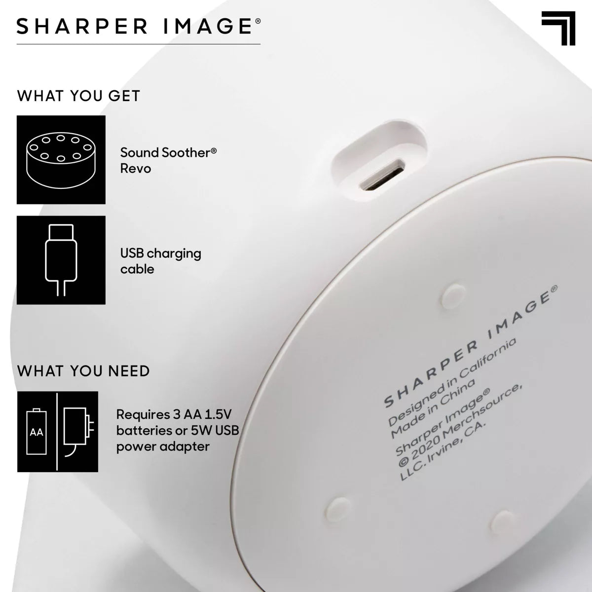 Sharper Image Sound Soother Revo