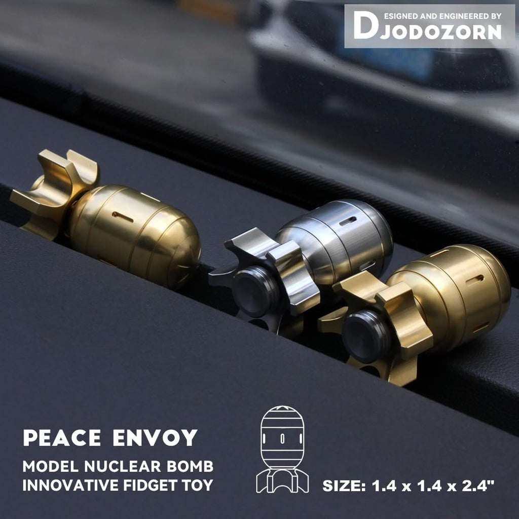 Atomic Bomb Fidget Toys Adults, Metal Fidget Spinner, 3 in 1 Metal Fidget Toy...