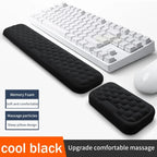 Keyboard Wrist Rest Memory Foam Keyboard Mouse Wrist Rest Ergonomic Design Wrist Pad for Computer Keyboard Laptop Wrist
