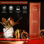 Cedar Mahogany Incense Sticks - Pack of 100 Inscents-Sticks - Inciensos Aromaticos Para La Casa - Made with Natural Ingredients - Scented Insence Non Toxic Insense Incents