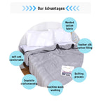 Cooling Comforter for Hot Sleepers,Cooling Blanket for Night Sweats,Cooling Comforter Queen,Summer Cool Lightweight Breathable Cooling Blankets,59.05X78.74In