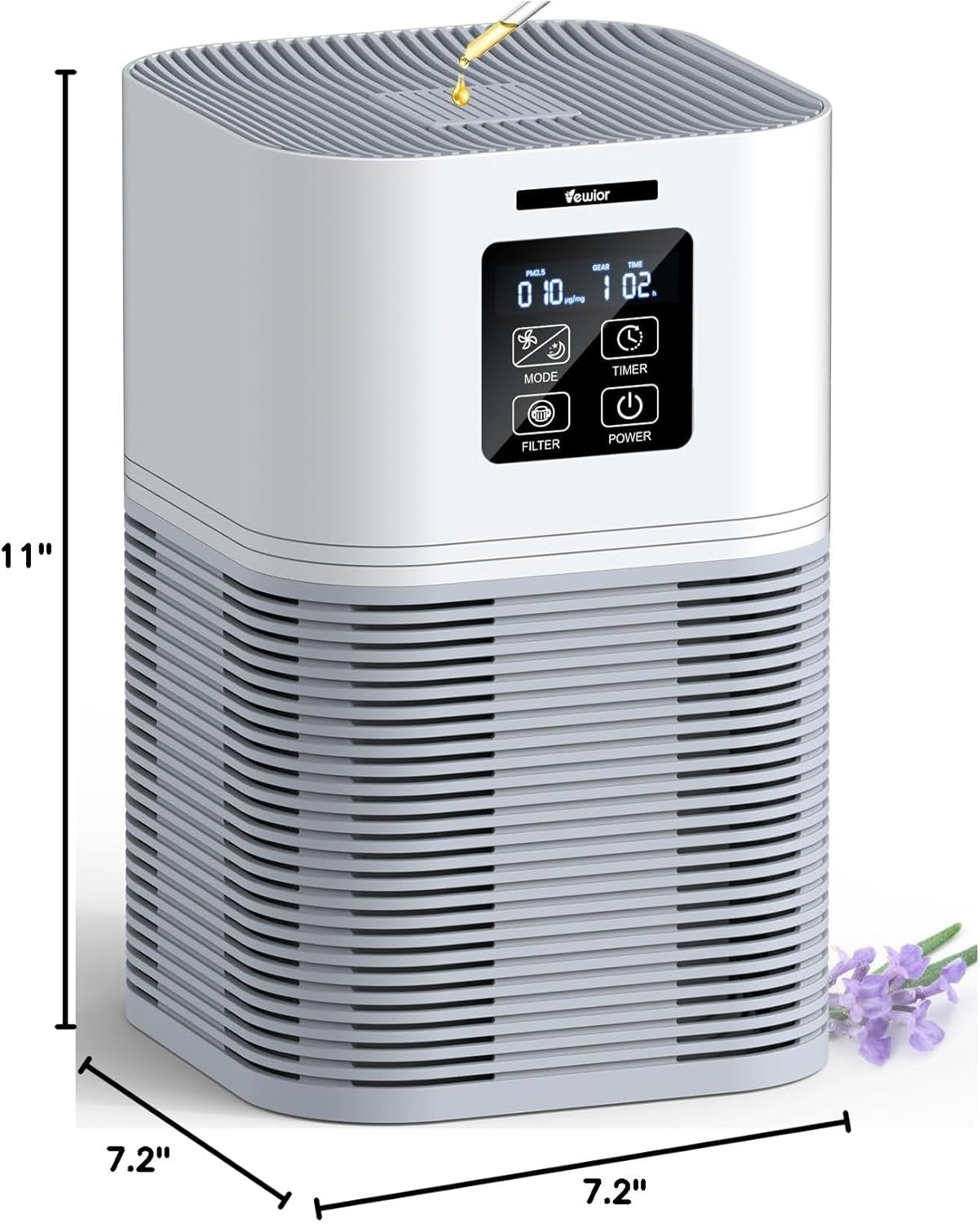 Air Purifiers for Home, Air Purifiers for Large Room up to 1200 Sq.Ft, H13 True
