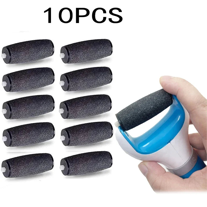 Foot Care Tool Heads Pedi Hard Skin Remover Refills Replacement Rollers for Scholls File Feet Care Tool