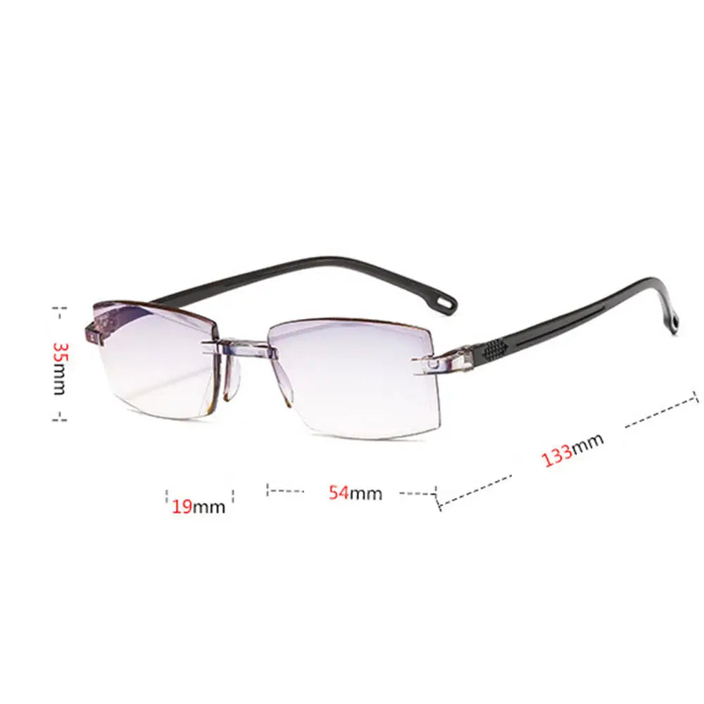Smart Glasses with Automatic Adjustment Men Magnifying Glasses Reading Glases Women Anti-Blue Light +1.0-+4.0 Eyewear