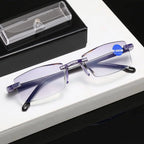 Smart Glasses with Automatic Adjustment Men Magnifying Glasses Reading Glases Women Anti-Blue Light +1.0-+4.0 Eyewear
